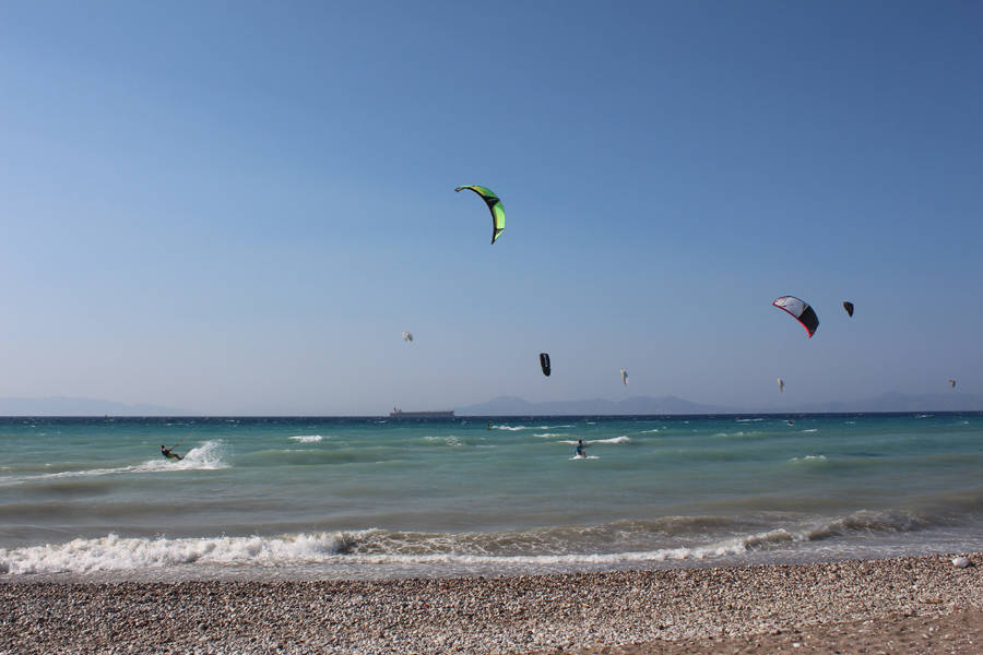 Kitesurfen in Theologos - Rhodos